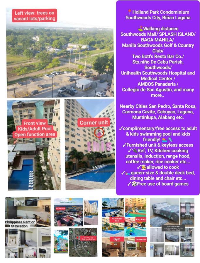 Budget Accommodation Holland Park Condominium Southwoods Binan Laguna Jalang Εξωτερικό φωτογραφία